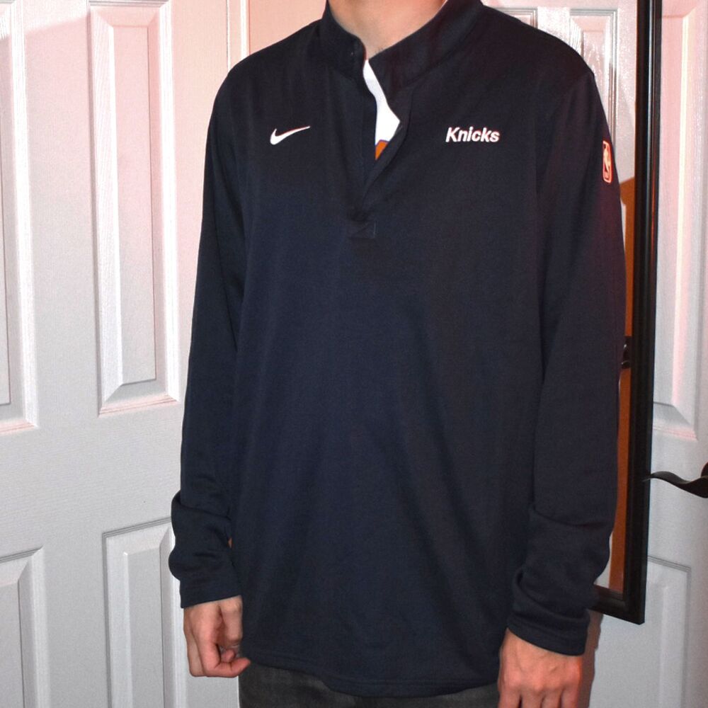 OFFICIAL Team-Issued NBA New York Knicks Nike Pullover Sweatshirt Mens XXL Tall
